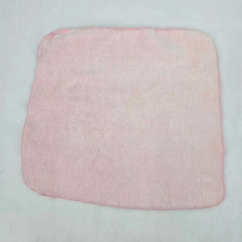 Vintage Fieldcrest Pink Bath Towel Washcloth Set Plush Cotton 4 Piece